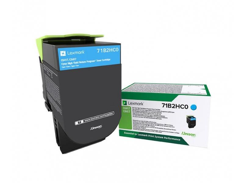 Lexmark Cyan 71B2HC0 - vue 10