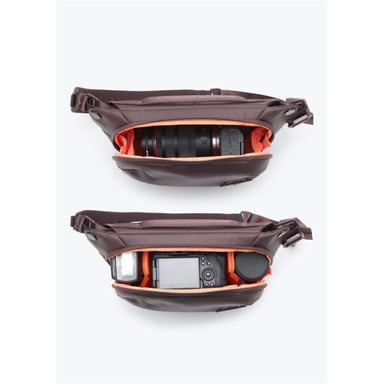 Sac d'épaule PEAK DESIGN Everyday Sling 6 L pour appareil photo DSLR/Mirrorless, rembourré, bandoulière réglable - Violet