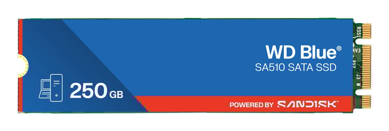 Western Digital SSD WD SA510 250 Go .2 - vue 2