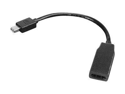 Lenovo 0B47089 adaptador de cable de vídeo 0,2 m Mini DisplayPort HDMI Negro - Nuevo