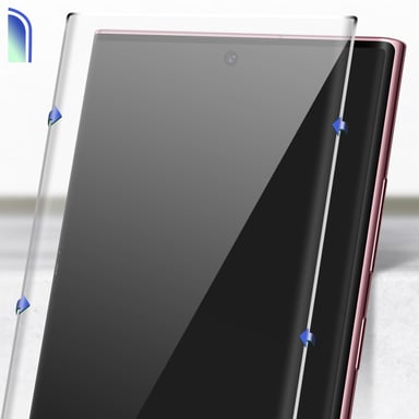 Verre Trempé Samsung S22 Ultra Dureté 9H Fixation Lampe UV X-One Transparent