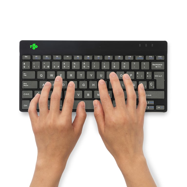 R Go Tools Clavier ergonomique R Go Compact Break clavier compact avec logiciel de pause QWERTY ES Bluetooth Neuf - vue 2