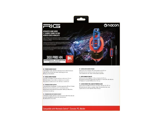 Micro casque RIG 300 PRO HN Rig circum aural filaire jack 3 5 mm - vue 3
