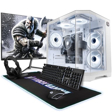 Vibox PC Gamer Complet - Ryzen 3 3200G, Graphiques intégrés, 16 Go RAM, 1 To SSD, Linux, WiFi