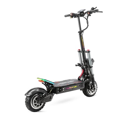 Trottinette électrique T107 Pro Pneu tout-terrain 11 pouces 3000W*2 Double moteur Batterie 60V 38.4Ah Autonomie maximale 80km