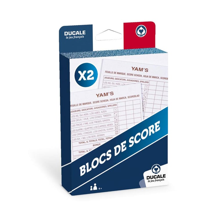 Jeu Traditionnel Ducale 2 Blocs De Score Yam' Eco Format - vue 2