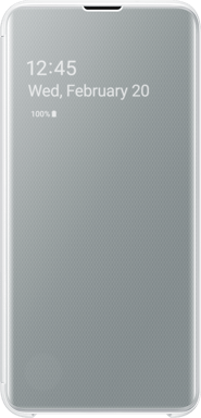Etui Samsung Galaxy S10e Clear View Cover Blanc