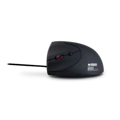Urban Factory ERGO Next mouse Mancino USB tipo A Ottico 3600 DPI (ERGO NEXT VERTICAL ERGONOMIC - WIRED MOUSE FOR LEFT-HANDED)
