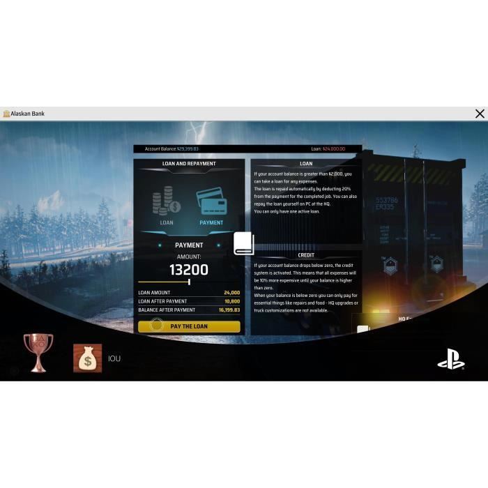 Alaskan Road Truckers Highway Jeu PS5 - vue 4