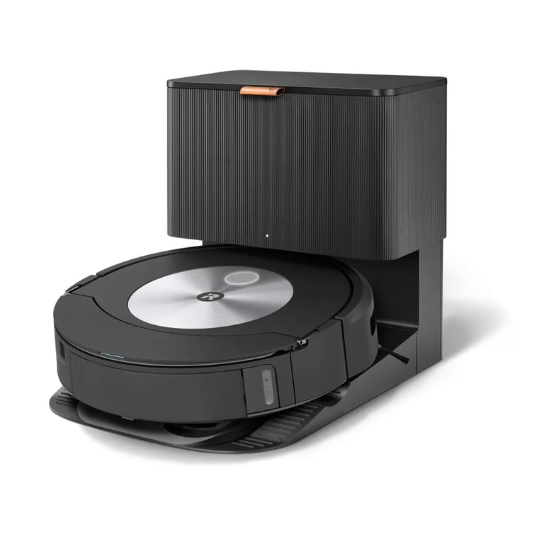 iRobot Roomba Combo robot aspirateur 0,45 L Sac à poussière Noir, Gris