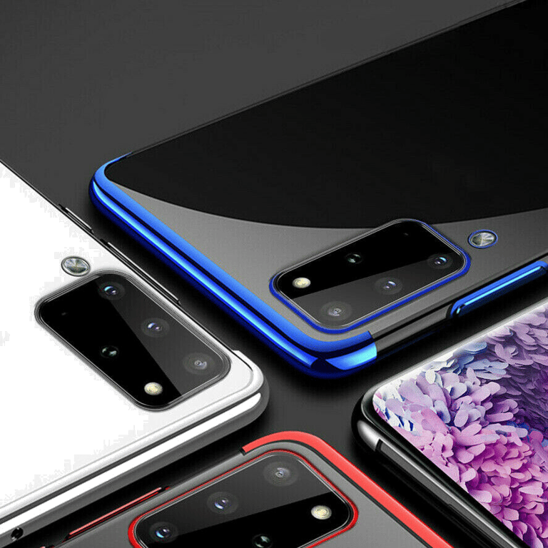 Coque Silicone Bord pour SAMSUNG Galaxy S20+ PLUS Bumper Fine Transparente