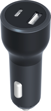 BigBen Connected Cargador de coche doble USB A C 32W (12 20W) Suministro de energía Negro