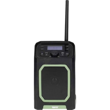 Imperial DABMAN OR 5 mobiele DAB+/FM buitenradio Portátil Digital Negro, Verde