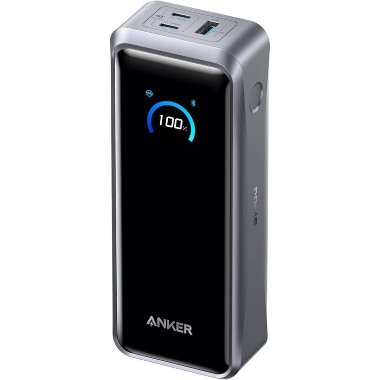 Batterie externe ANKER Prime A110AH11 26 250 mAh 300 W USB-C USB-A Gris foncé et noir - Excellent état
