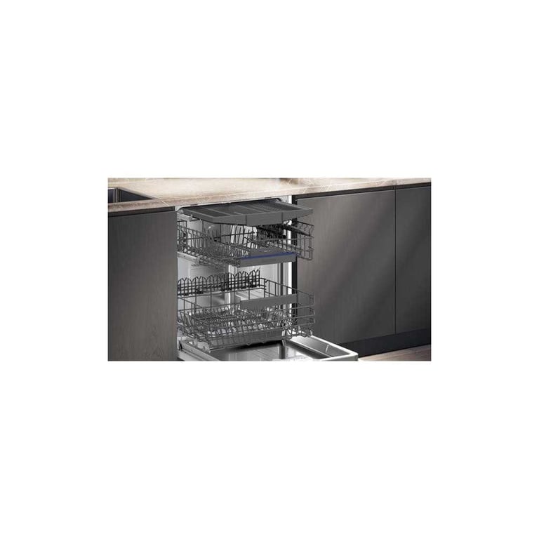 Siemens Lave vaisselle tout intégrable 60 cm. Classe énergie c. Home connect. 42 db. 14 couverts. 6 programmes. 5 options. Tiroir à couverts. Échangeur thermique sn63hx16ce - vue 6