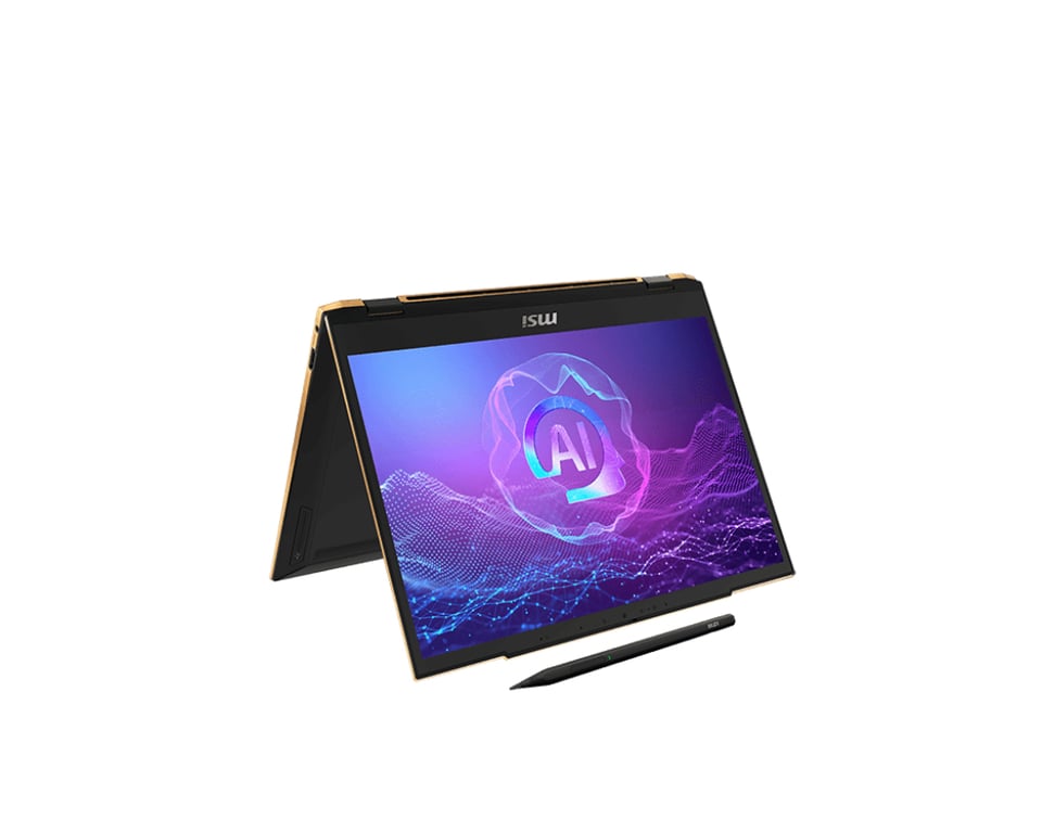 MSI SUMMIT 13 AI EVO A2HMTG 069UK laptop Intel Core Ultra 7 Hybride 2 en 1 33 8 cm 13.3 Écran tactile Full HD+ LPDDR5 SDRAM SSD Wi Fi 7 802.11be Windows 11 Home Anglais britannique Neuf