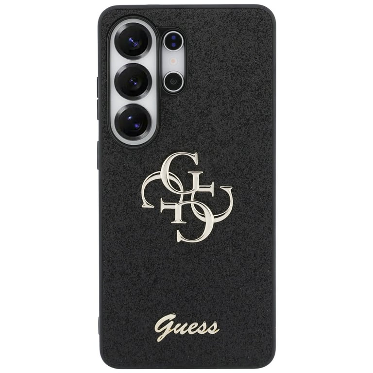Guess Étui Fixed Glitter Big 4G Metal Logo pour Samsung Galaxy S26 Ultra Noir - vue 3