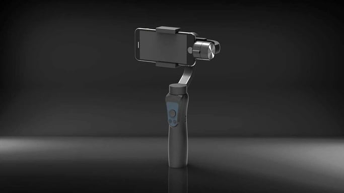 Estabilizador de 3 ejes para smartphone y Go Pro
