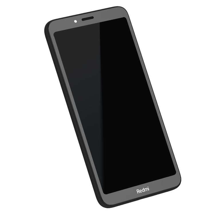 Écran pour Xiaomi Redmi 7A LCD + Vitre Tactile + Châssis Original Noir - Neuf