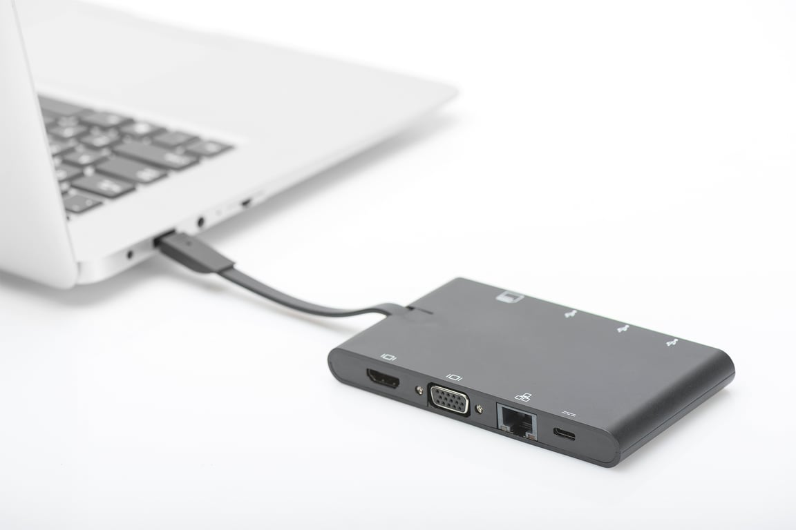Digitus Station d'accueil Universal Travel USB Type C™ Neuf - vue 2