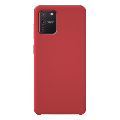 Coque silicone unie Soft Touch Rouge compatible Samsung Galaxy S10 Lite