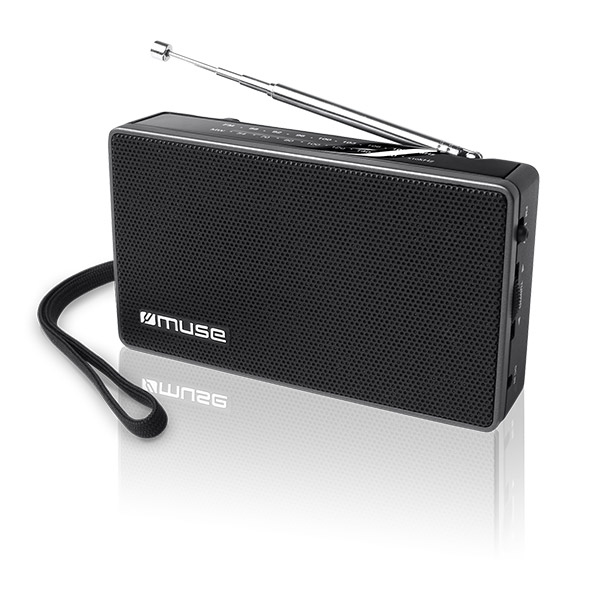 Radio Portable Muse M-030 R – Analogique FM/MW Commande de Volume Rotatif