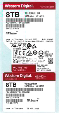 Western Digital Red Pro disque dur 8 To 7200 tr/min 256 Mo 3.5'' SATA