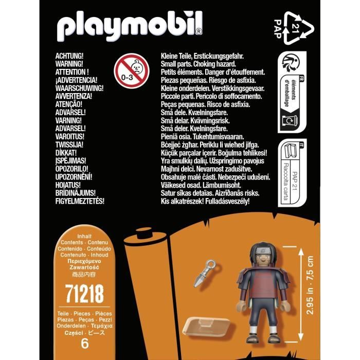 Figurine Hashirama Senju de PLAYMOBIL : Personnage emblématique de Naruto - Neuf