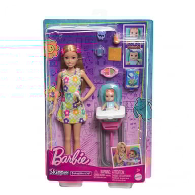 Coffret de jeu Skipper Babysitters Inc. pour nourrir et prendre soin des bébés