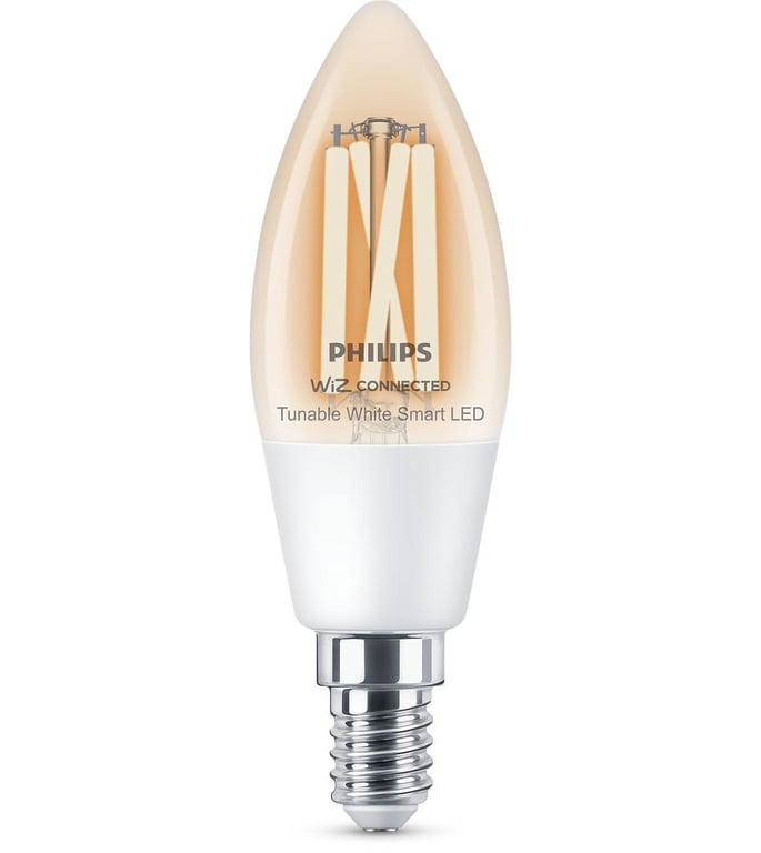 Ampoule LED Connectée Philips 37206100 E14 – Multicolore, Dimmable, Wi-Fi WIZ - vue 2