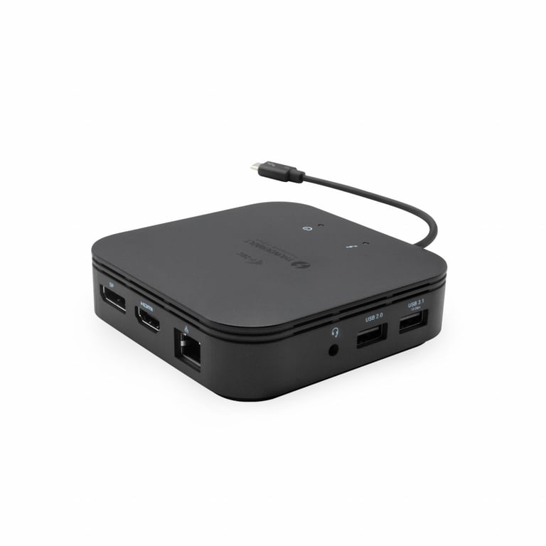 i tec Thunderbolt 3 Travel Dock Dual 4K Display with Power Delivery + Universal Charger Neuf