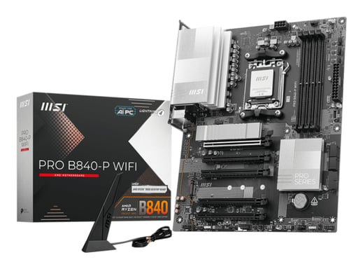 PLACA BASE MSI PRO B840-P WIFI PCI-E 16x Gen4, M.2 Gen4