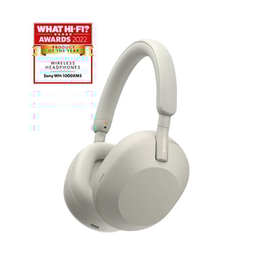 Sony WH-1000XM5 Cuffie Bluetooth con e senza fili argento, bianco