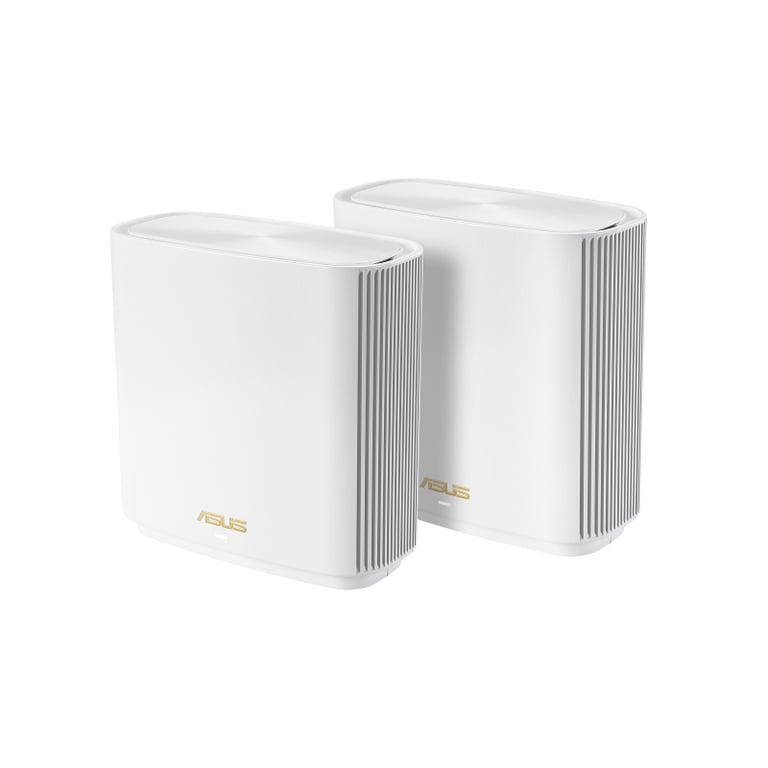 ASUS ZenWiFi AX XT8 W 2 PK routeur sans fil Gigabit Ethernet Tri bande 2 4 GHz / 5 GHz / 5 GHz Neuf - vue 1