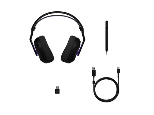 Logitech G G522 Lightspeed Auriculares Inalámbrico Diadema Juego USB Tipo C Bluetooth Negro