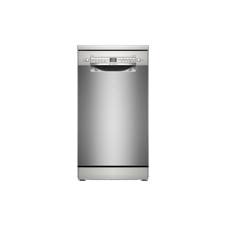 Lave vaisselle posable Bosch Series 2 SPS2HMI02E 45 cm 10 couverts Home Connect D Acier brossé anti traces Neuf