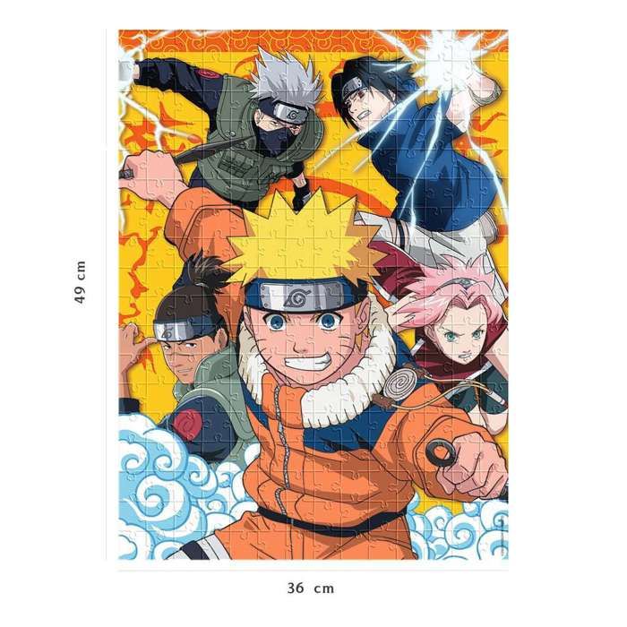 Puzzle 250 pièces : Naruto à 'académie des ninjas Ravensburger Nathan - vue 4