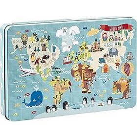 Apli kids 14550 Motif Carte du Monde par Martina Hogan Puzzle 24 pièces - vue 6