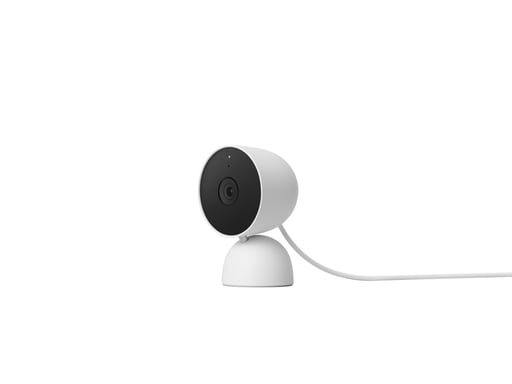 Google Nest Cam 2e Gen. (Intérieur | Filaire), Vision Nocturne, Blanc