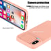 Coque pour Apple iPhone X / XS en MAT ROUGE Housse de protection Étui en silicone TPU flexible et avec protection pour appareil photo