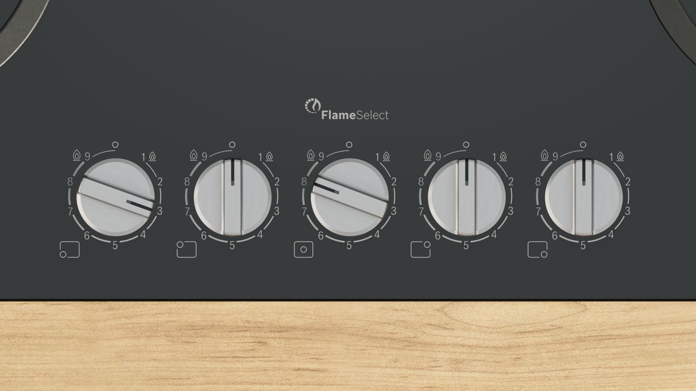 Bosch Serie 6 PPQ7A6I15 plaque Intégré 75 cm Gaz 5 zone Neuf - vue 2