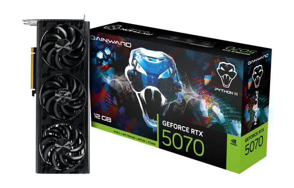 Gainward GeForce RTX 5070 Python III NVIDIA 12 GB GDDR7