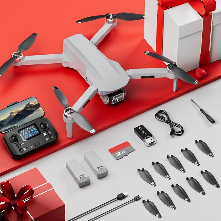Drone N100 avec caméra 4K Transmission WIFI 5G FPV Adapté aux débutants Neuf - vue 3