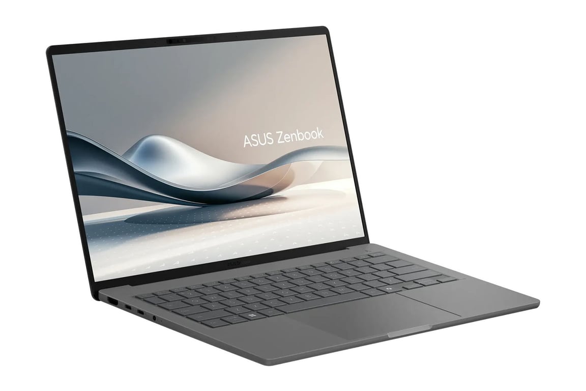 PC Portable : Zenbook A14 Snapdragon X Plus X1P-42-100 (14”) 3.2 GHz, 1 To, 32 Go, Qualcomm Adreno, Gris - AZERTY - Excellent état Comme neuf - Asus reconditionné disponible sur Pixmania