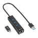 Sharkoon 4044951037575 station d'accueil Sans fil USB 3.2 Gen 1 (3.1 Gen 1) Type-C Noir