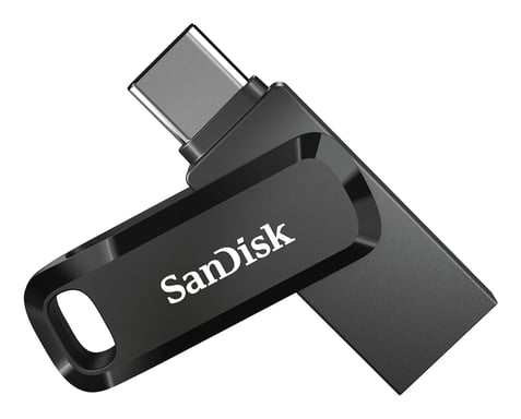 SanDisk Ultra Dual Drive lecteur USB flash 128 Go USB Type-A / USB Type-C 3.2 Gen 1 (3.1 Gen 1) Noir, Argent