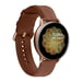 Galaxy Watch Active2 44mm Caja de acero dorado - Bluetooth - Pulsera marrón