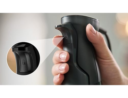 Batidora de mano - BOSCH - MSM4B621 - 1000 W - 4 cuchillas afiladas - Tazón mezclador - Minipicadora - Batidor - Engranajes cerámicos