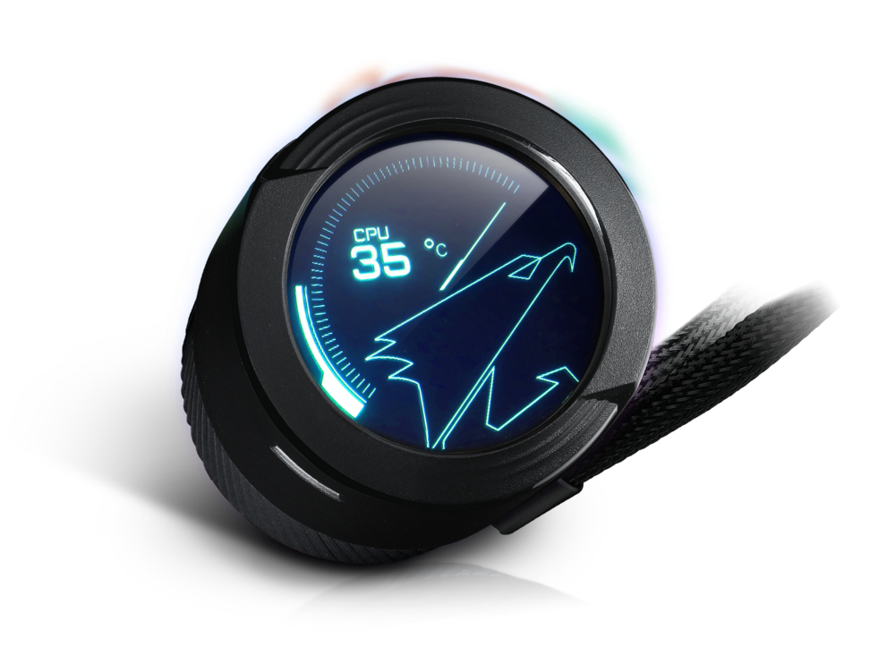 GIGABYTE AORUS WATERFORCE X 240 système de refroidissement d'ordinateur Processeur Refroidisseur de liquide tout en un 12 cm Neuf - vue 3