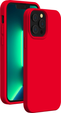 Funda de silicona SoftTouch roja para iPhone 13 Pro Bigben